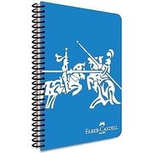 Skygo Pp Kapak Knights Canlı Spiralli Defter 80 Yaprak Düz, Asorti