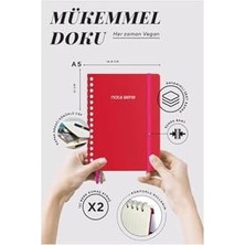 Skygo Bene 9264 Premıum Notebook Spiralli Sert Kapak A5 100GR.160 Syf. Çizgili De