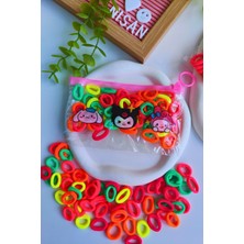 Şeffaf Çantalı Küçük Süper Elastik Havlu Toka