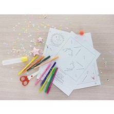 Skygo 15 Funtastıcs Çocuklar Için Ince Uçlu Keçeli Kalem 12'li Set - 1 mm Yuvarlak Uç