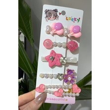 5'li Trend Karışık Figürlü Klipsli Toka Seti