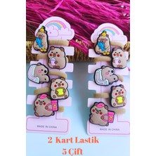 Kız Çocuk Cappy Bara Lastik Seti (2 Kart -5 Çift)