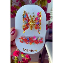 Retro Sallanan Kelebek Toka - Yarmagül Toka