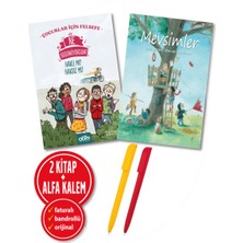 Abm Yayınevi Alfa Kalem+Ne Düşünüyorsun? Haklı Mı? Haksız Mı?+Mevsimler Pierre Winters 2 Kitap Yeni Çocuk