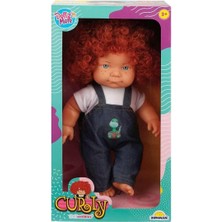 Alvo Store Buğz 30151 Sunman, Curly Kıvırcık Saçlı Bebek 35 cm