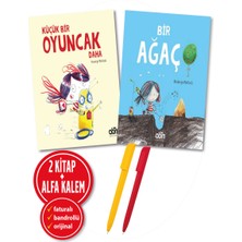 Abm Yayınevi Alfa Kalem+Küçük Bir Oyuncak Daha+Bir Ağaç+Rodrigo Mattioli 2 Kitap+Yeni+Okul Öncesi Kitaplar