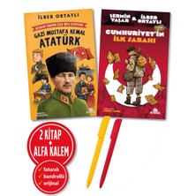 Kronik Kitap Alfa Kalem+Çocuklar Soru Atatürk+Cumhuriyet’in Ilk Sabahı Ilber Ortaylı Şermin Yaşar 2 Kitap Yeni