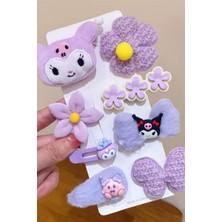 Kuromi Peluş Toka Seti 8 Li