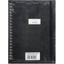 Skygo 0094 Notes 20X28CM Spiralli Sert Kapak 90GR. 96YP. Çizgili Defter