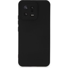 Buğz Xiaomi Mi 13 Kılıf Nano Içi Kadife Silikon - Siyah