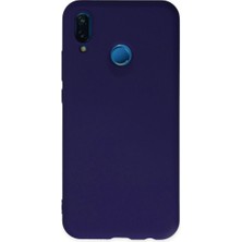 Buğz Huawei P20 Lite Kılıf Nano Içi Kadife Silikon - Mor