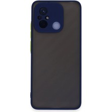 Buğz Xiaomi Redmi 12C Kılıf Montreal Silikon Kapak - Lacivert