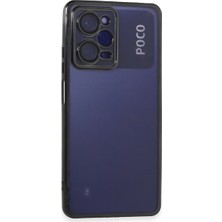 Buğz Xiaomi Poco X5 Pro 5g Kılıf Razer Lensli Silikon - Siyah
