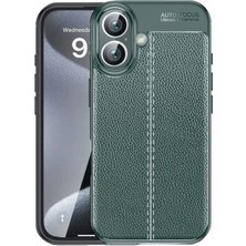 Mey İthalat Bfs  iPhone 16 Kılıf Auto Focus Kapak - Koyu Yeşil