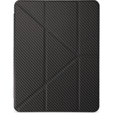 Mey İthalat Bfs  iPad Pro 13 (2024) Kılıf Color Karbon Tablet Kılıfı - Koyu Gri