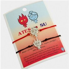 DS LLC Ateş ve Su 2'li Ip Bileklik DLLSRSBJ34