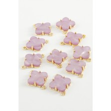 DS LLC Çiçek Tek Kulp Polyester Bileklik ve Kolye Ucu Aparatı 1 Adet DLLSRSBJ34