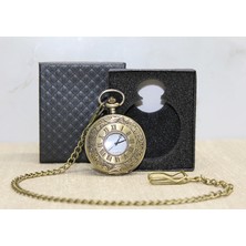 DS LLC Ieg ™ Özel Kutulu Antik Köstekli Saat Model 4 DSLLCRS-IEGK34