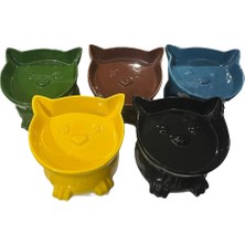 DS LLC Ieg™ Ayaklı Kulaklı Seramik Mama Kabı  DCLLS-RSTK345