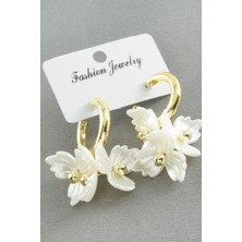 DS LLC Çiçek Plastik Küpe DLLSRSBJ34