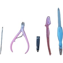 DS LLC Ieg ™ Pratik 5 Parça El Ayak Bakım Manikür Pedikür Seti DSLLCRS-IEGK34