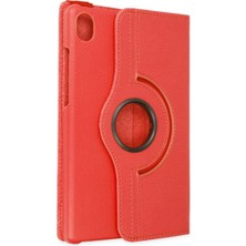Mey İthalat Bfs  Lenovo Tab M8 Kılıf 360 Tablet Deri Kılıf - Kırmızı