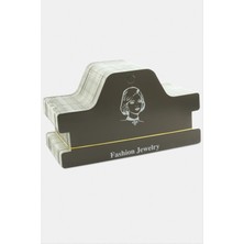 DS LLC Siyah Renkli Tasma Kolye ve Saç Bandı Kartı DLLSRSBJ34