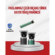 DS LLC Ieg ™ Saç Sakal Ense Paslanmaz Çelik T-Bıçak Vücut Tıraş Makinesi DSLLCRS-IEGK34