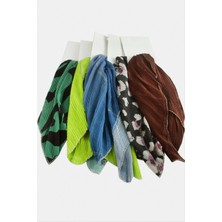 DS LLC Zr Karışık Pliseli Fular 50 cm DLLSRSBJ34