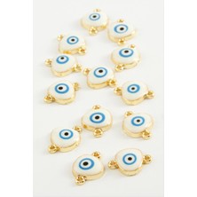 DS LLC Nazar Çift Kulplu Mineli Bileklik ve Kolye Ucu Aparatı 1 Adet DLLSRSBJ34