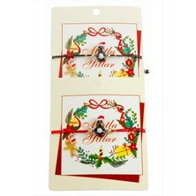 DS LLC 2026 Yılbaşı Cam Ip Bilekliği DLLSRSBJ34