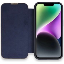 Mey İthalat Bfs  iPhone 14 Pro Kılıf Dolpin Kapaklı - Lacivert