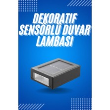 DS LLC Ieg ™ Solar Güneş Enerjili Çift Taraflı Duvar Lambası Çift Taraflı Duvar Lamba Güneş Ener