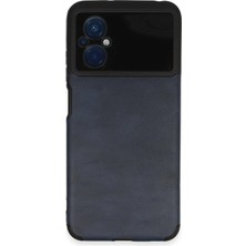 Mey İthalat Bfs  Xiaomi Poco M5 Kılıf Loop Deri Silikon - Lacivert