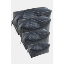 DS LLC 4 Adet El Tutmalı Makyaj Çantası DLLSRSBJ34