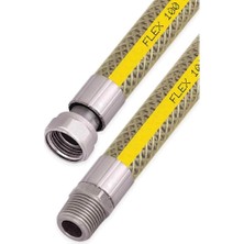 DS LLC Ieg ™ Ocak Fırın Doğalgaz Bağlantı Fleksi Extra Korumalı Hortum 1 Metre DSLLCRS-IEGK34