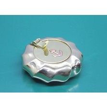 DS LLC Ieg ™ Pirinç Çapalı Kapaklı Küllük 4157/3 DSLLCRS-IEGK34