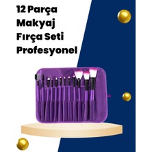 DS LLC Ieg ™ Profesyonel Makyaj Uygulamalarına Özel 12 Parça Kompakt ve Hafif Makyaj Fırça Seti Dsll