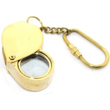 DS LLC Ieg ™ Pirinç Büyüteç Anahtarlık Model 2 DSLLCRS-IEGK34