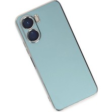 Mey İthalat Bfs  Vivo Y16 Kılıf Volet Silikon - Açık Yeşil