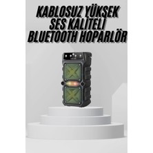 DS LLC Ieg ™ Bluetooth Hoparlör Yüksek Ses Kaliteli Büyük Boy Çift Çıkışlı Ses Bombası Dsllcrs