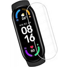 Marsilyan Xiaomi Mi Band 6 Polymer Nano Ekran Koruyucu - Şeffaf