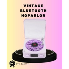 DS LLC Ieg ™ Bluetooth Retro Pikap Hoparlör – Projektörlü Gece Lambası DSLLCRS-IEGK34