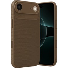 Mey İthalat Bfs  Apple iPhone 17 Air Auto Focus Karbon Kapak - Kahverengi