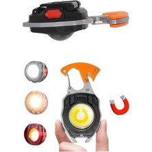 DS LLC Ieg ™ Çok Işlevli Acil Durum Işığı USB Şarjlı Cep Feneri 7 Farklı Mod DSLLCRS-IEGK34