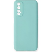 Mey İthalat Bfs  Realme 7 Kılıf Nano Içi Kadife Silikon - Turkuaz