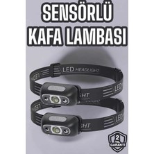 DS LLC Ieg ™ Kafa Lambası Kamp Lambası LED Işık Şarjlı Ayarlanabilir DSLLCRS-IEGK34