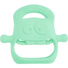 DS LLC Ieg ™ Açık Yeşil Bebek Silikon Diş Kaşıyıcı DSLLCRS-IEGK34