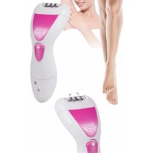 DS LLC Ieg ™ Ayak Törpü Başlıklı Epilatör Aleti 4 Başlıklı Taşınabilir Şarjlı Epilasyon Ciha