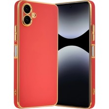 Mey İthalat Bfs  Samsung Galaxy A07 4g Volet Silikon - Kırmızı